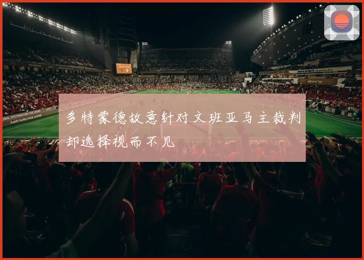 多特蒙德故意针对文班亚马主裁判却选择视而不见